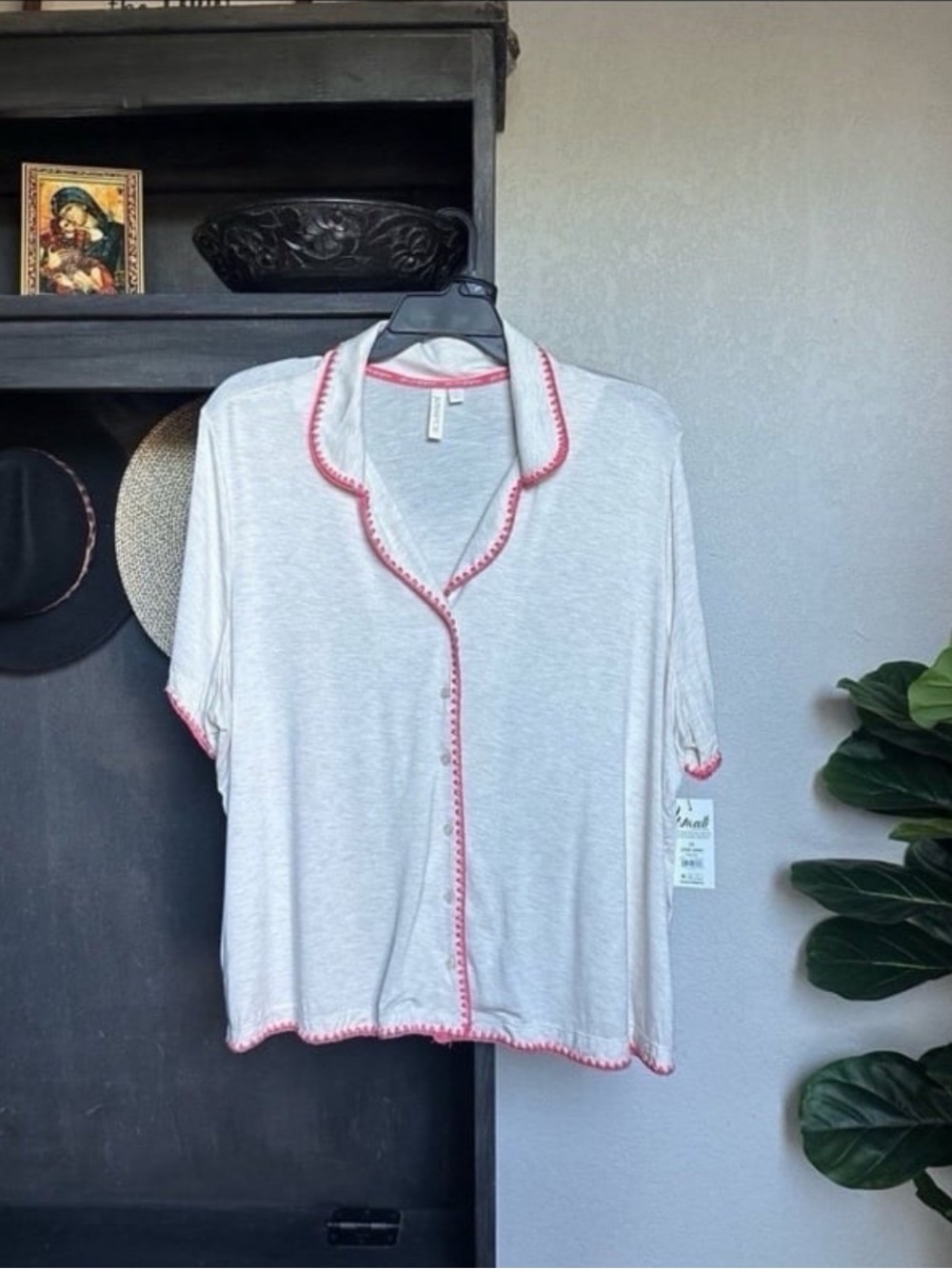 Joyspun Womens Plus Size Pajama Short Set 3X